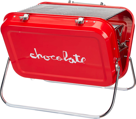 CHOCOLATE CHUNK FOLDING CHARCOAL GRILL RED