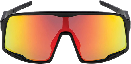CHPO HENRIK SUNGLASSES BLACK/RED MIRROR