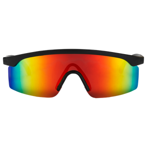 CHPO LELLE SUNGLASSES BLK/RED MIRROR