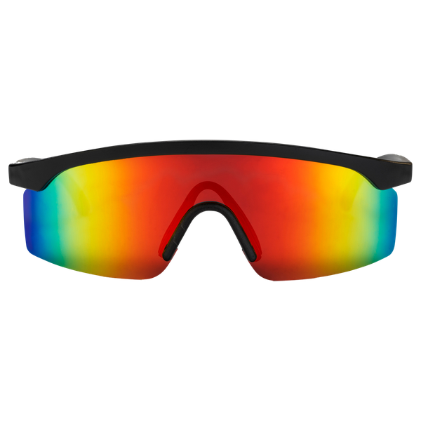 CHPO LELLE SUNGLASSES BLK/RED MIRROR