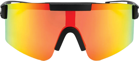 CHPO LUCA SUNGLASSES BLACK/RED MIRROR