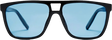CHPO SILJIAN SUNGLASSES BLACK/LIGHT BLUE