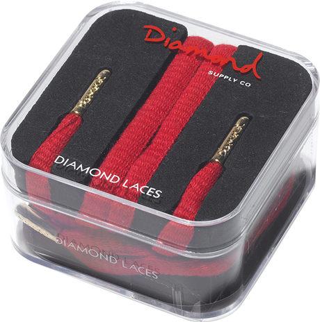 DIAMOND SHOE LACE RED