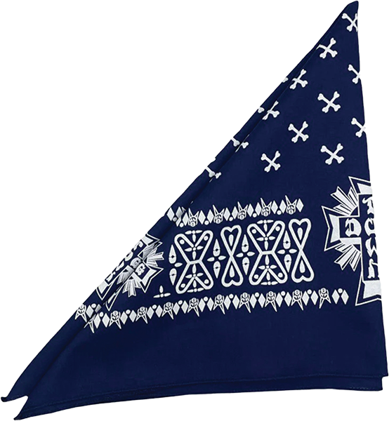 DOGTOWN CROSS BANDANA BLUE