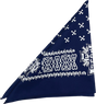 DOGTOWN CROSS BANDANA BLUE