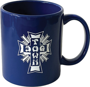DOGTOWN CROSS LOGO 11oz MUG ROYAL BLUE