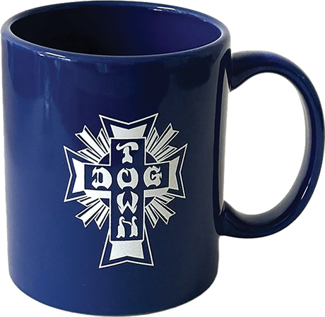 DOGTOWN CROSS LOGO 11oz MUG ROYAL BLUE