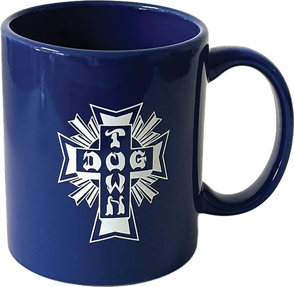 DOGTOWN CROSS LOGO 11oz MUG ROYAL BLUE