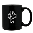 DT ESE CROSS MUG 11OZ BLACK