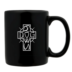 DT ESE CROSS MUG 11OZ BLACK