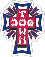 DOGTOWN FRIDGE MAGNET - CROSS LOGO USA 3"