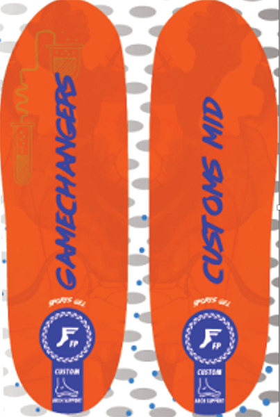 FOOTPRINT GC ELITE SPORTS FOOTPRINT MID 5-7MM ORG 8-8.5