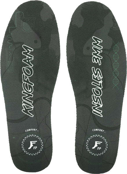 FOOTPRINT KING FOAM FLAT LO BLK CAMO/WHT S (4-7.5)