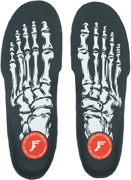 FOOTPRINT KINGFOAM ORTHOTICS SKELETON BLK 5/5.5