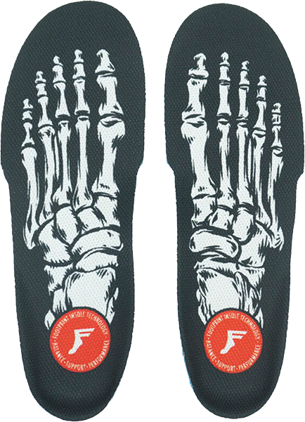 FOOTPRINT KINGFOAM ORTHOTICS SKELETON BLK 8/8.5