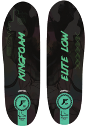 FOOTPRINT KF QUANTUM HEEL THIN S 3-5MM BK CAMO/GRN 4-7.5