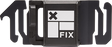FIX STRAP ON TOOL HOLSTER NARROW BLACK