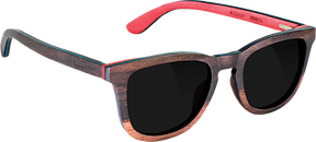 GLASSY JUNIPER PLUS POLARIZED COORS LIGHT WOODEN SUNGLASSES