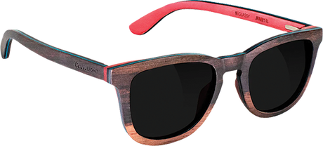 GLASSY JUNIPER PLUS POLARIZED COORS LIGHT WOODEN SUNGLASSES