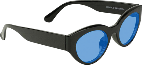 GLASSY MOORE BLK ICE SUNGLASSES