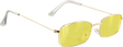 GLASSY RAE GOLD/YEL SUNGLASSES POLARIZED