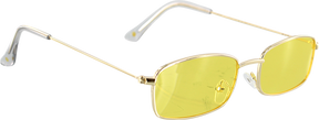 GLASSY RAE GOLD/YEL SUNGLASSES POLARIZED