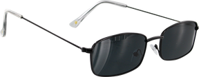 GLASSY RAE BLACK SUNGLASSES POLARIZED
