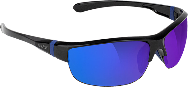 GLASSY WEBER BLACK BLUE MIRROR