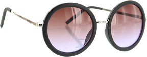 HAPPY HOUR SQUARES MATTE BLACK PURPLE FADE LENS