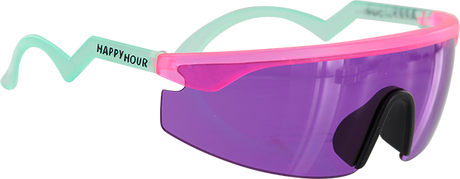 HAPPY HOUR ACCELERATORS SUNGLASSES FIGGY PINK/TURQ