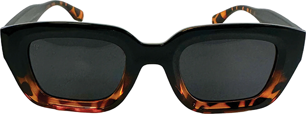 HAPPY HOUR CAMDENS BLK TORT FD POLARIZED SUNGLASSES