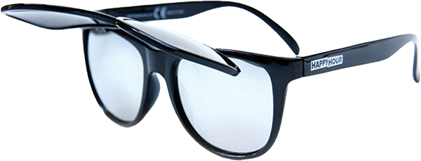 HAPPY HOUR GERWER DOUBLE DOWN BLK SUNGLASSES