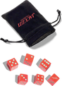JACUZZI  SNAKE EYES LOADED DICE SET SALMON