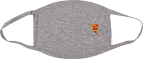 PIZZA EMOJI MASK GREY