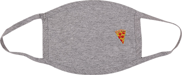 PIZZA EMOJI MASK GREY