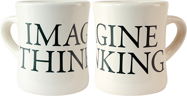 QUASI IMAGINE CERAMIC MUG 11OZ NATURAL