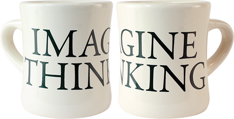 QUASI IMAGINE CERAMIC MUG 11OZ NATURAL