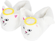 RIP N DIP LORD ANGEL PLUSH SLIPPERS L/XL 9-13 WHT