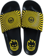 SPITFIRE BIGHEAD SWIRL SLIDE SANDAL 10 BLK/YEL