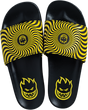 SPITFIRE BIGHEAD SWIRL SLIDE SANDAL 11 BLK/YEL