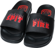 SPITFIRE DEMONSEED SCRIPT SLIDE SANDAL 8 BLK/RED/WHT