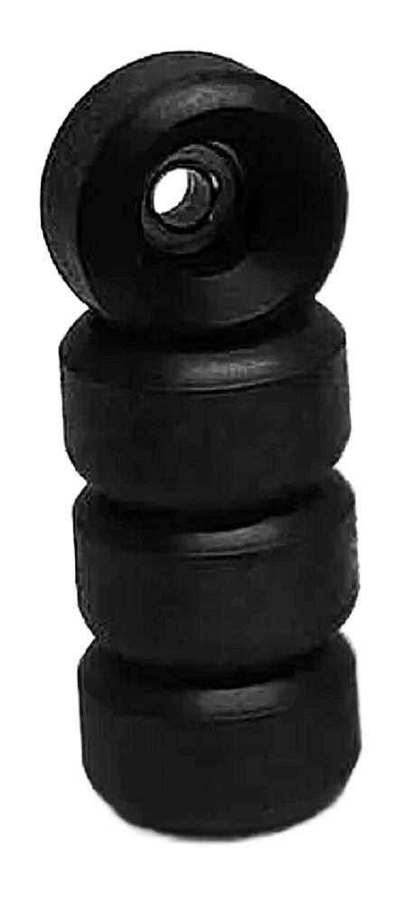 Social Radial Pro Fingerboard Wheels Black 7mm 65d