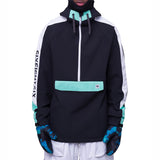 686 Waterproof Anorak Mens Black Mint XL