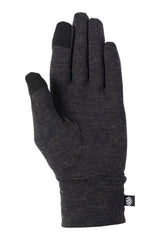 686 Merino Glove Liner Mens Black Heather