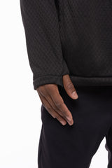 686 Mission Grid Fleece Hoody Mens Black