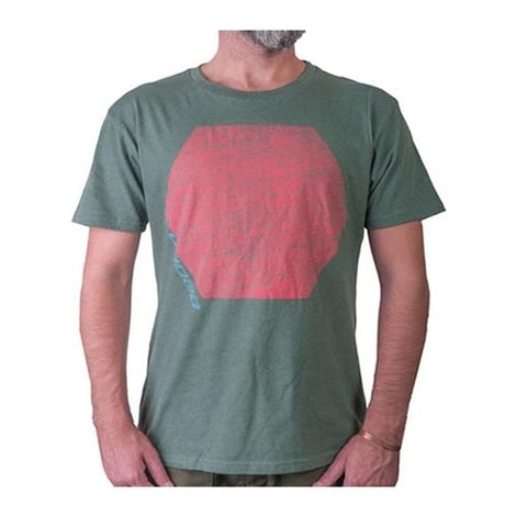 Loaded Hexagon T Shirt Green - Medium