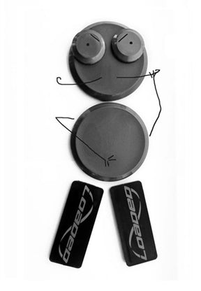 Loaded 6 Pack set of Pucks Black