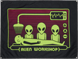 ALIEN WORKSHOP ABDUCTION BANNER 24X36" BLK/LIME
