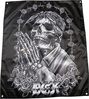 DGK DEVOTED BANNER 36X45" BLACK