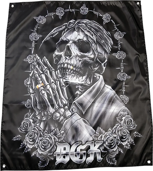 DGK DEVOTED BANNER 36X45" BLACK
